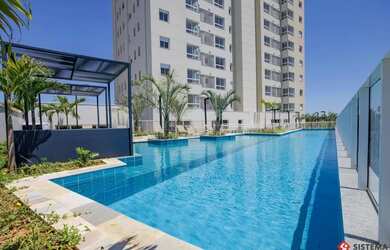 Imagem: O apartamento possui 1 Dormitório, 1 Banheiro, 1 Vaga na garagem