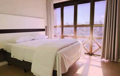 Imagem: O studio possui 1 Banheiro, 36m² de Área, Imóvel mobiliado