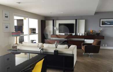 Imagem: O apartamento na cobertura possui 3 Dormitórios, 5 Banheiros