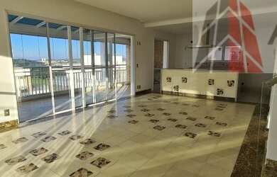 Imagem: O apartamento na cobertura possui 3 Dormitórios, 2 Banheiros