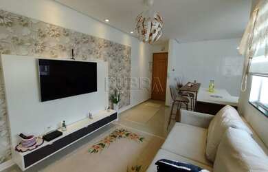 Imagem: O apartamento na cobertura possui 2 Dormitórios, 2 Banheiros