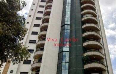 Imagem: O apartamento na cobertura possui 4 Dormitórios, 5 Banheiros