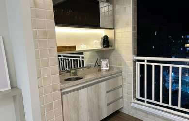 Imagem: O apartamento possui 3 Dormitórios, 3 Banheiros, 2 Vagas na