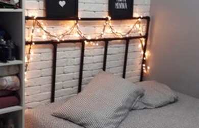 Imagem: A casa possui 2 Dormitórios, 1 Banheiro e Ar-condicionado e