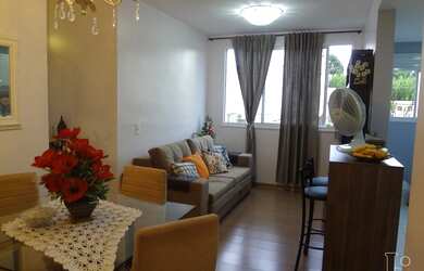 Imagem: O apartamento possui 3 Dormitórios, 2 Banheiros, 1 Vaga na