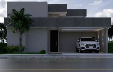 Imagem: A casa em condomínio possui 3 Dormitórios, 5 Banheiros, 4