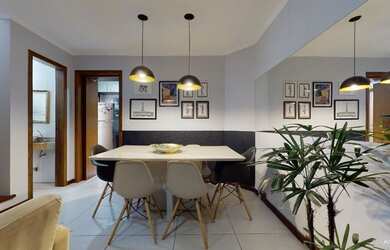 Imagem: A casa em condomínio possui 3 Dormitórios, 2 Banheiros, 2