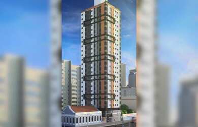 Imagem: O apartamento possui 2 Dormitórios, 1 Banheiro, 1 Vaga na garagem