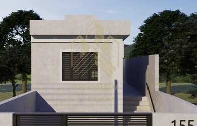 Imagem: A casa possui 2 Dormitórios, 2 Banheiros, 2 Vagas na garagem