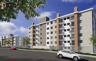 Imagem: O apartamento possui 2 Dormitórios, 2 Banheiros, 1 Vaga na