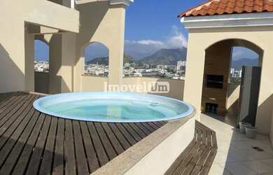 Imagem: O apartamento na cobertura possui 2 Dormitórios, 2 Banheiros