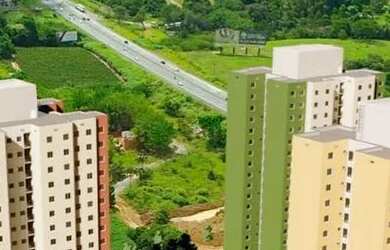 Imagem: O apartamento possui 2 Dormitórios, 1 Banheiro, 1 Vaga na garagem