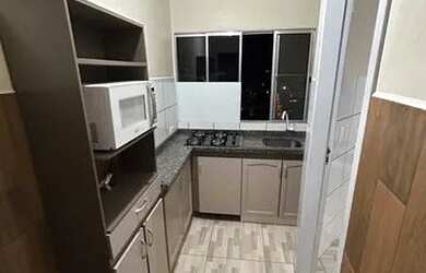 Imagem: A kitnet possui 1 Dormitório, 1 Banheiro, 1 Vaga na garagem