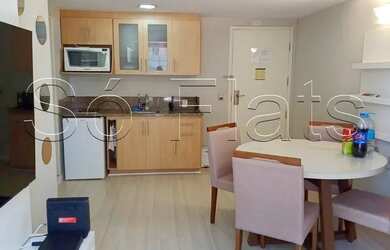 Imagem: O studio possui 1 Dormitório, 1 Banheiro, 1 Vaga na garagem