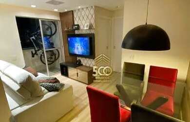 Imagem: O apartamento possui 2 Dormitórios, 1 Banheiro, 1 Vaga na garagem