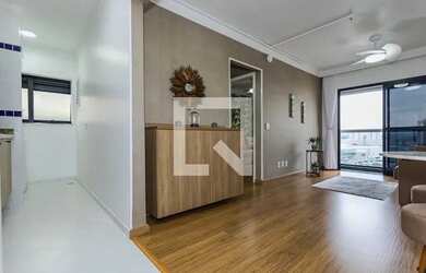 Imagem: O apartamento possui 1 Dormitório, 1 Banheiro, 46m² de Área