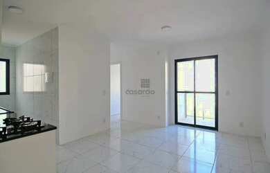 Imagem: O apartamento possui 2 Dormitórios, 1 Banheiro, 1 Vaga na garagem