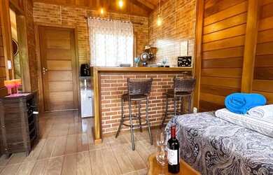 Imagem 2: Inverno nas montanhas, chalés aconchegantes venha conhecer