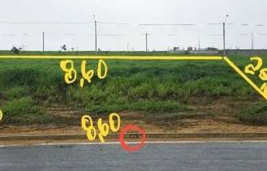 Imagem: O terreno possui 220m² de Área e está localizado em Antônio