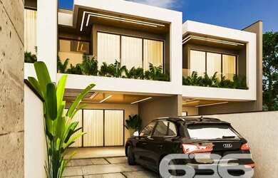 Imagem: A casa possui 3 Dormitórios, 3 Banheiros, 2 Vagas na garagem