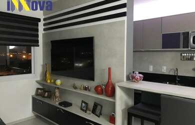 Imagem: O apartamento possui 2 Dormitórios, 1 Banheiro, 1 Vaga na garagem