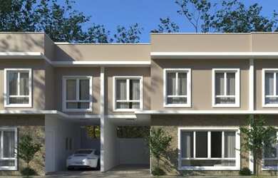 Imagem: A casa em condomínio possui 3 Dormitórios, 3 Banheiros, 1