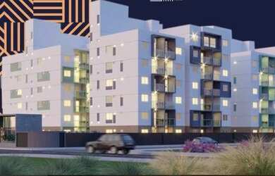 Imagem: O apartamento possui 2 Dormitórios, 1 Banheiro, 1 Vaga na garagem