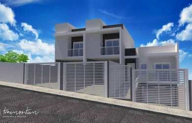 Imagem: A casa possui 3 Dormitórios, 3 Banheiros, 2 Vagas na garagem