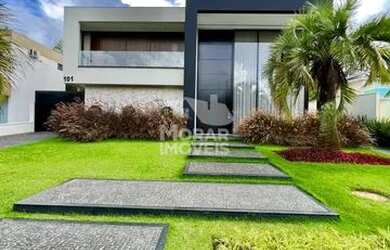 Imagem: A casa em condomínio possui 5 Dormitórios, 5 Banheiros, 5