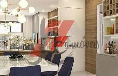 Imagem: O apartamento possui 2 Dormitórios, 2 Banheiros, 2 Vagas na