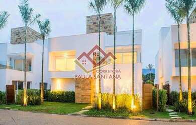 Imagem: A casa em condomínio possui 5 Dormitórios, 5 Banheiros, 3