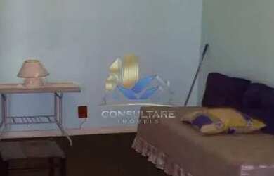 Imagem: A kitnet possui 1 Dormitório, 1 Banheiro, 1 Vaga na garagem