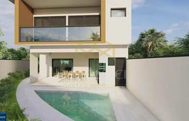 Imagem: A casa em condomínio possui 3 Dormitórios, 5 Banheiros, 4