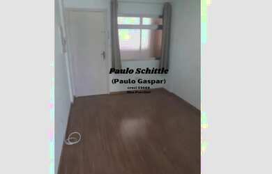 Imagem: O apartamento possui 1 Dormitório, 1 Banheiro, 1 Vaga na garagem