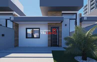 Imagem: A casa possui 2 Dormitórios, 2 Banheiros, 1 Vaga na garagem