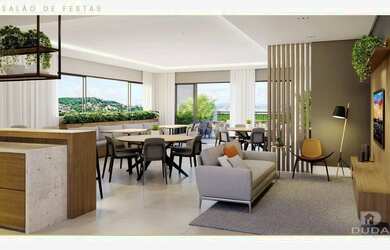 Imagem: O apartamento possui 2 Dormitórios, 2 Banheiros, 1 Vaga na