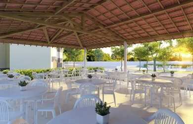 Imagem: O apartamento possui 2 Dormitórios, 1 Banheiro, 1 Vaga na garagem