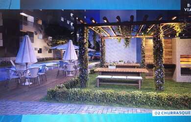 Imagem: O apartamento possui 2 Dormitórios, 1 Banheiro, 1 Vaga na garagem