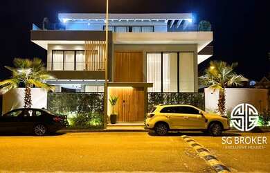 Imagem: A casa em condomínio possui 4 Dormitórios, 5 Banheiros, 4