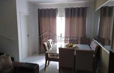 Imagem: A casa em condomínio possui 2 Dormitórios, 3 Banheiros, 2