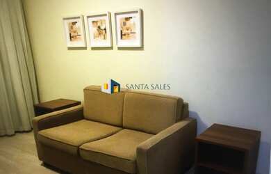 Imagem: O studio possui 1 Dormitório, 1 Banheiro, 1 Vaga na garagem