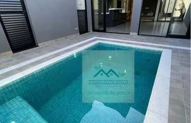 Imagem: A casa em condomínio possui 3 Dormitórios, 5 Banheiros, 4