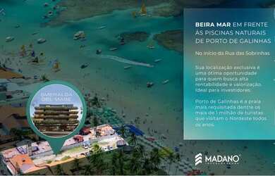 Imagem 2: Apartamento beira mar pé na areia em frente as piscinas naturais de porto...