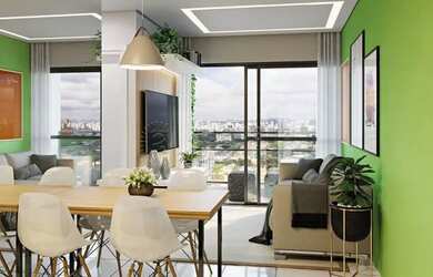 Imagem 2: Apartamento para venda com 42 m2, 2 quartos suíte canadense , 1 vaga...