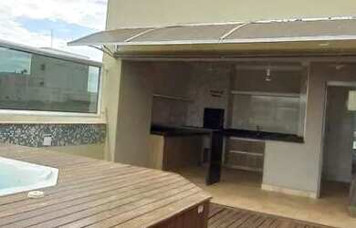 Imagem: O apartamento na cobertura possui 3 Dormitórios, 5 Banheiros