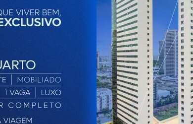 Imagem: O apartamento possui 1 Dormitório, 1 Banheiro, 1 Vaga na garagem