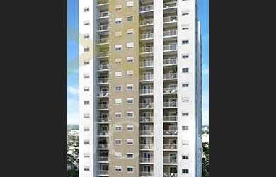 Imagem: O apartamento possui 1 Dormitório, 2 Banheiros, 1 Vaga na garagem