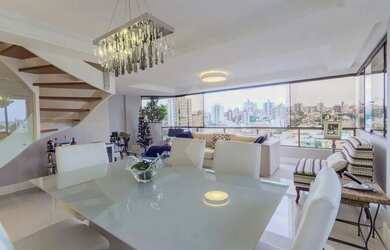 Imagem: O apartamento na cobertura possui 3 Dormitórios, 4 Banheiros