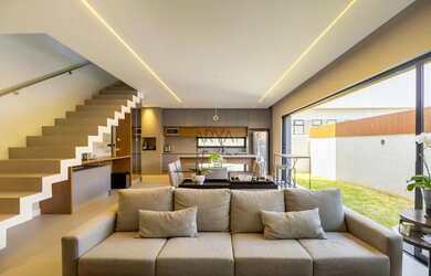 Imagem: A casa em condomínio possui 3 Dormitórios, 4 Banheiros, 2