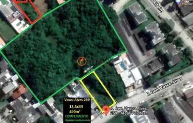 Imagem: O terreno possui 6.860m² de Área e está localizado em Areal